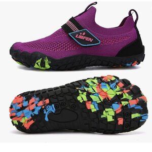 UBFEN Water Shoes for Kids Boys Girls Aqua Socks Barefoot Beach Sports Swim Pool